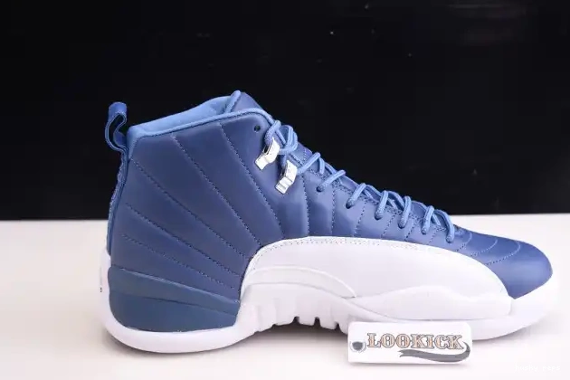 Cheap Husky Retro Air Jordan Blue 12 Stone 130690-404 0621